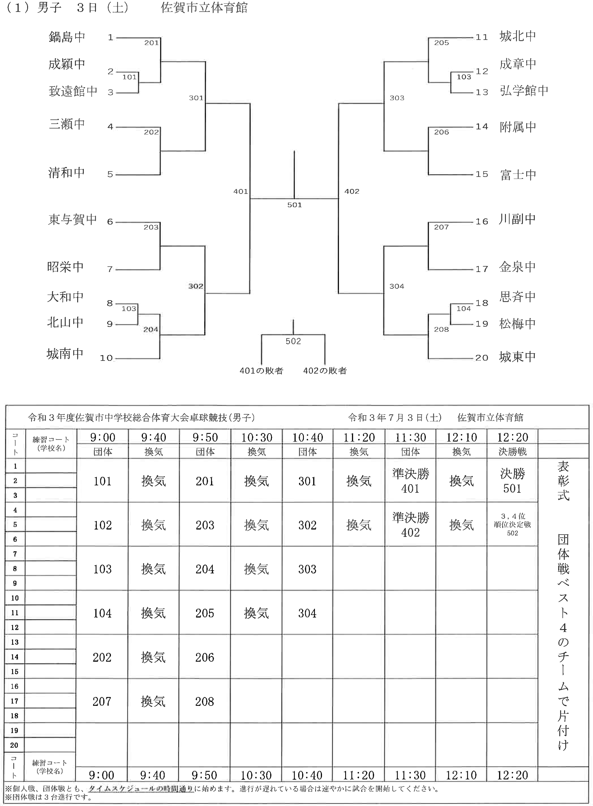 卓球男子