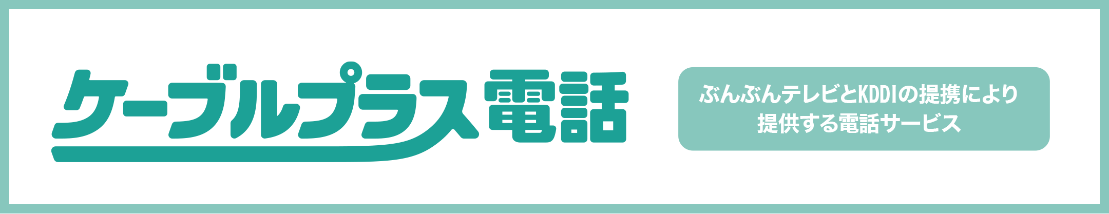 ケーブルプラス電話